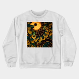 Wax Print Crewneck Sweatshirt